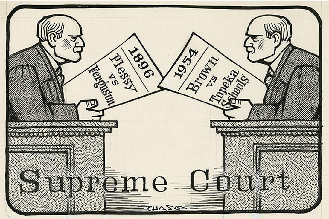 Reconstruction era racial tensions illustration